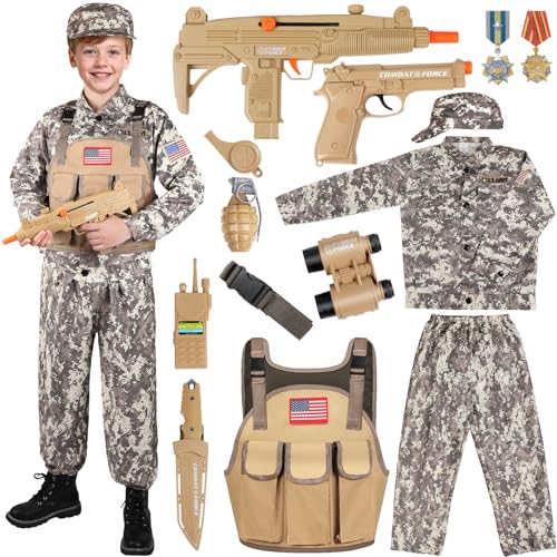 Disfraz Militar para Niños Talla X-Large 12-13 años