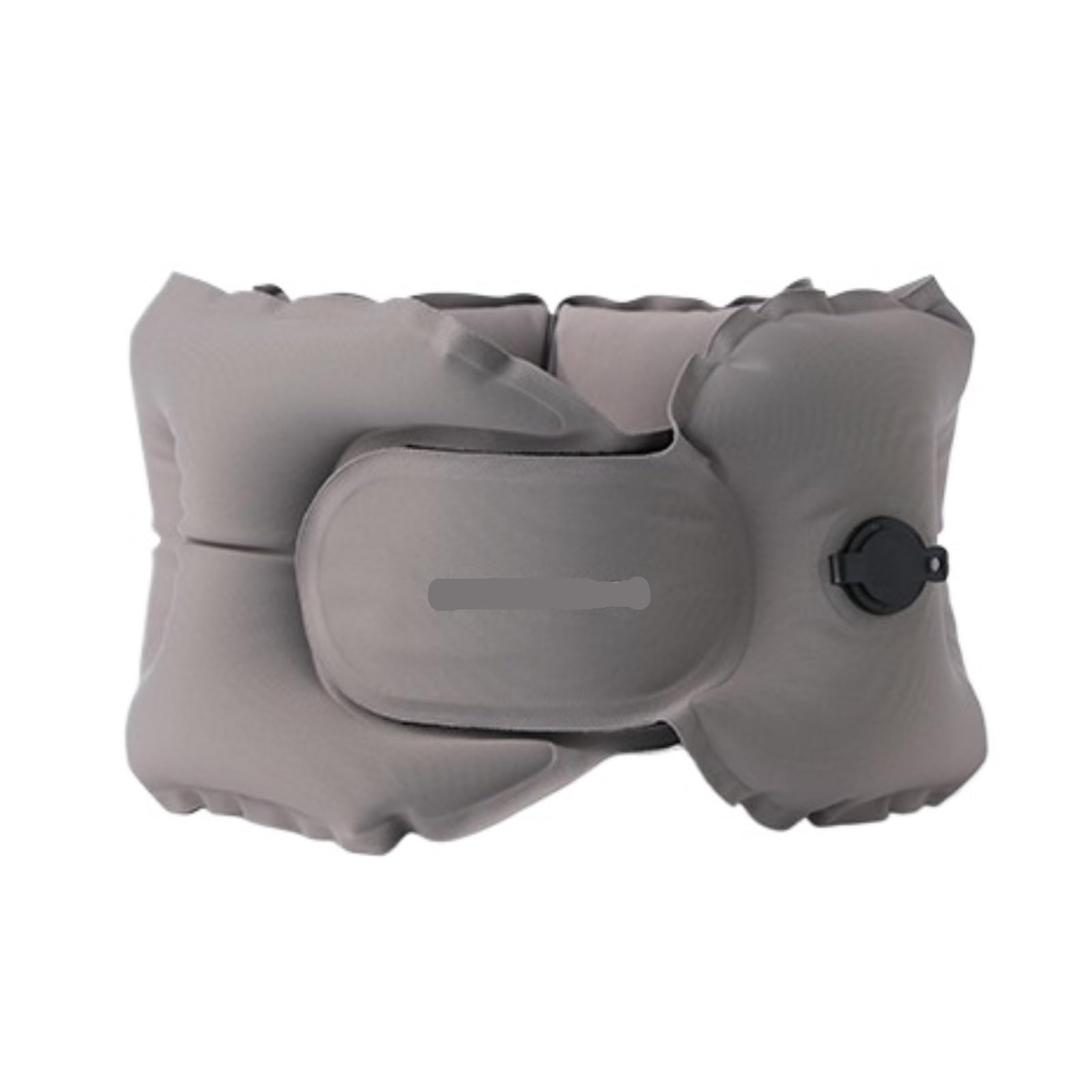 Almohada Viaje Relajarse Almohada En Forma De U Portátil, Inflable A Presión, Ideal For Viajes Y Siestas La Oficina Ergonómica Oficina(Grey,2pcs)