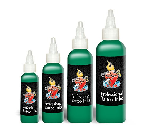 New Image Dark Green Professional Tattoo Ink (30ml Bottle)