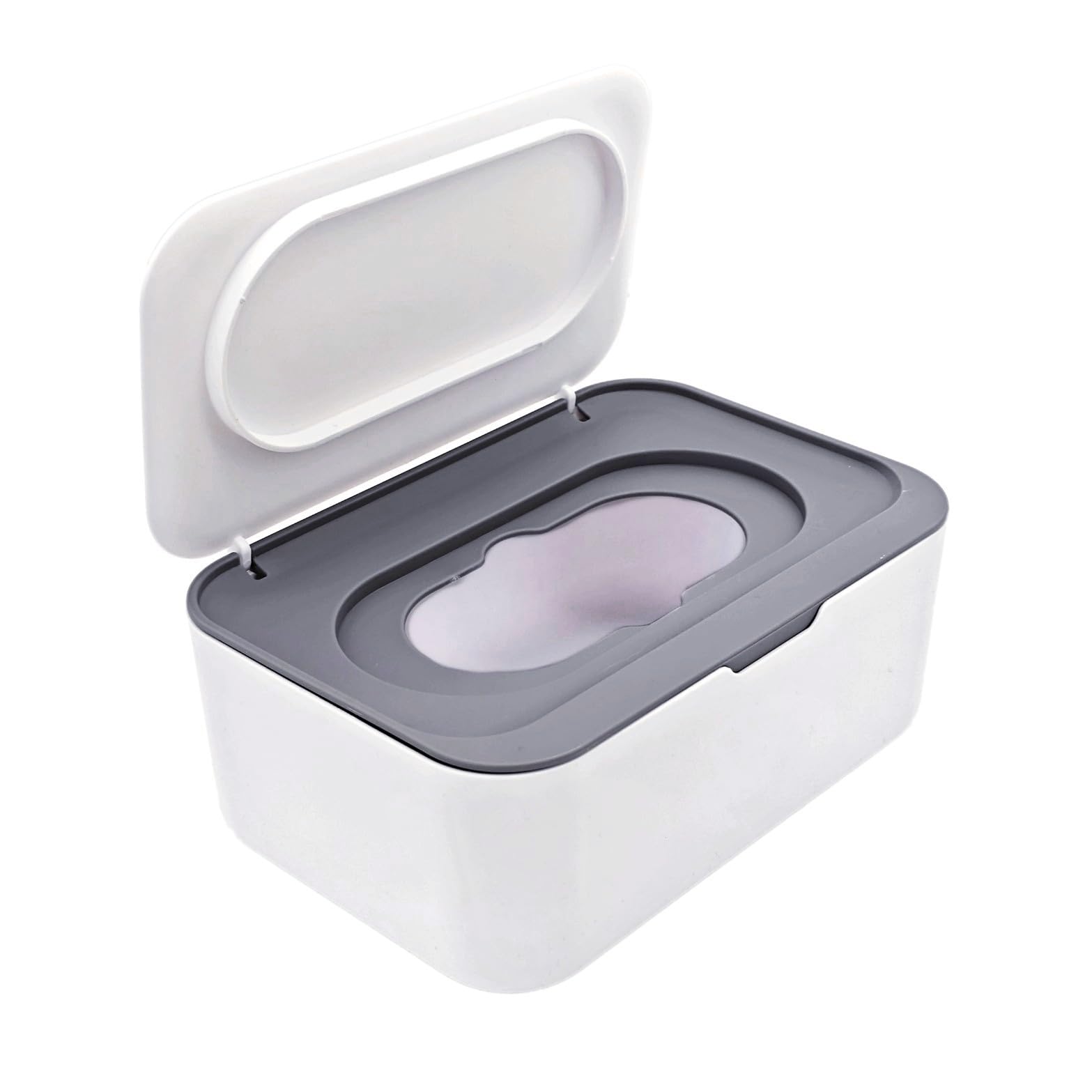 JZK Wet wipes dispenser box with lid, baby wipe dispenser, moist toilet tissue box, bathroom wipes container, toilet wipes holder case