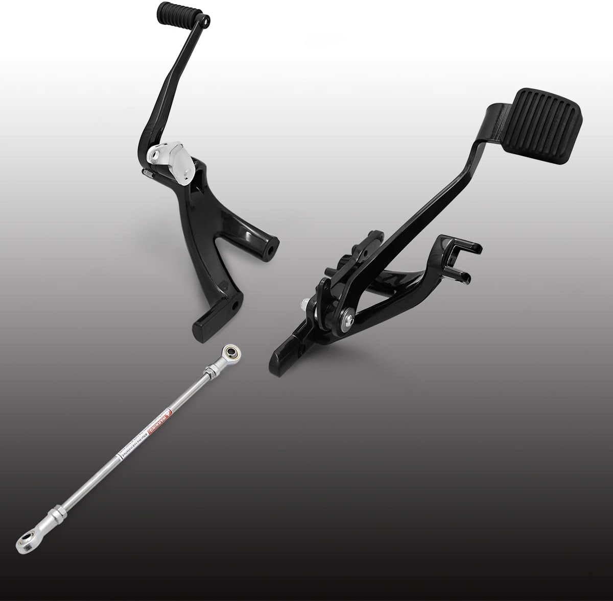 Black Aluminum Forward Control Foot Pegs For Harley Softail 2018-2023 Street Bob FXBB 114 FXBBS Low Rider FXLR 117 FXLR 107