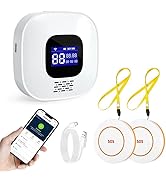 VOCA Smart WiFi Wireless Emergency SOS Button, Call Button, Panic Button, Emergency Alarm for Eld...