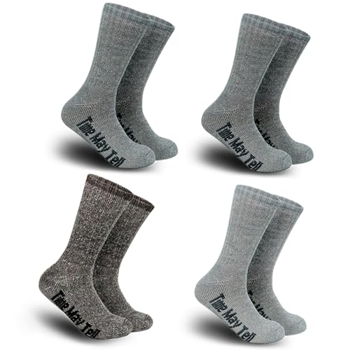 Time May Tell Men's Merino Wool Socks