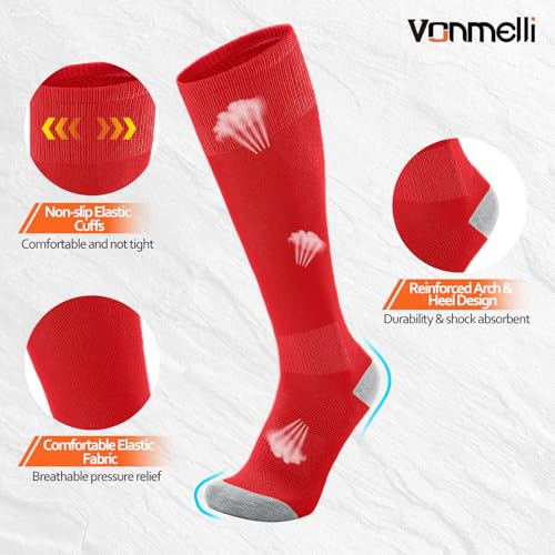 VONMELLI Baseball Socks and Belt Combo Elastic Softball Belt and Socks Adjustable Waist Belt for Boys Youth Adult4