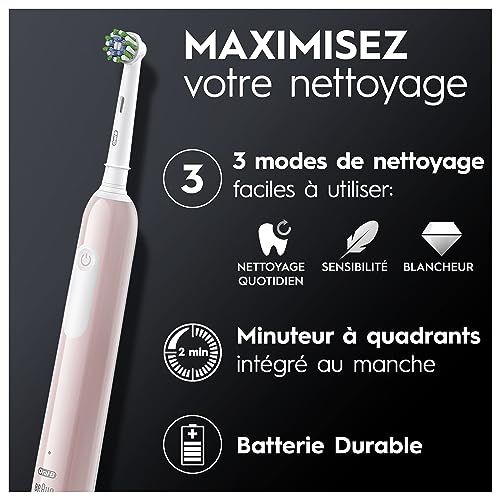 Brosse À Dents Électrique Series 1 Pro Crossaction Oral B La Brosse À Dents - vue 8