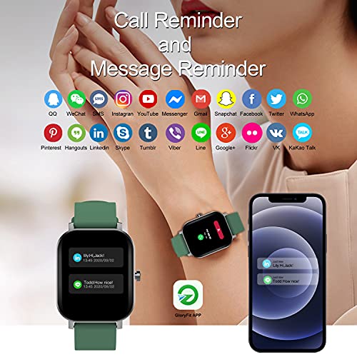 Smart Watches for Women, Smartwatch with Blood Pressure, Blood Oxygen Monitor, Fitness Tracker with Heart Rate Monitor, Sleep Tracker, Message Call Reminder, 1.69" Fitness Watch for Android & iOS - Thumbnail 5
