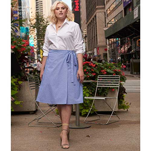 Simplicity Easy to Sew Wrap Skirt Pattern 18W-26W