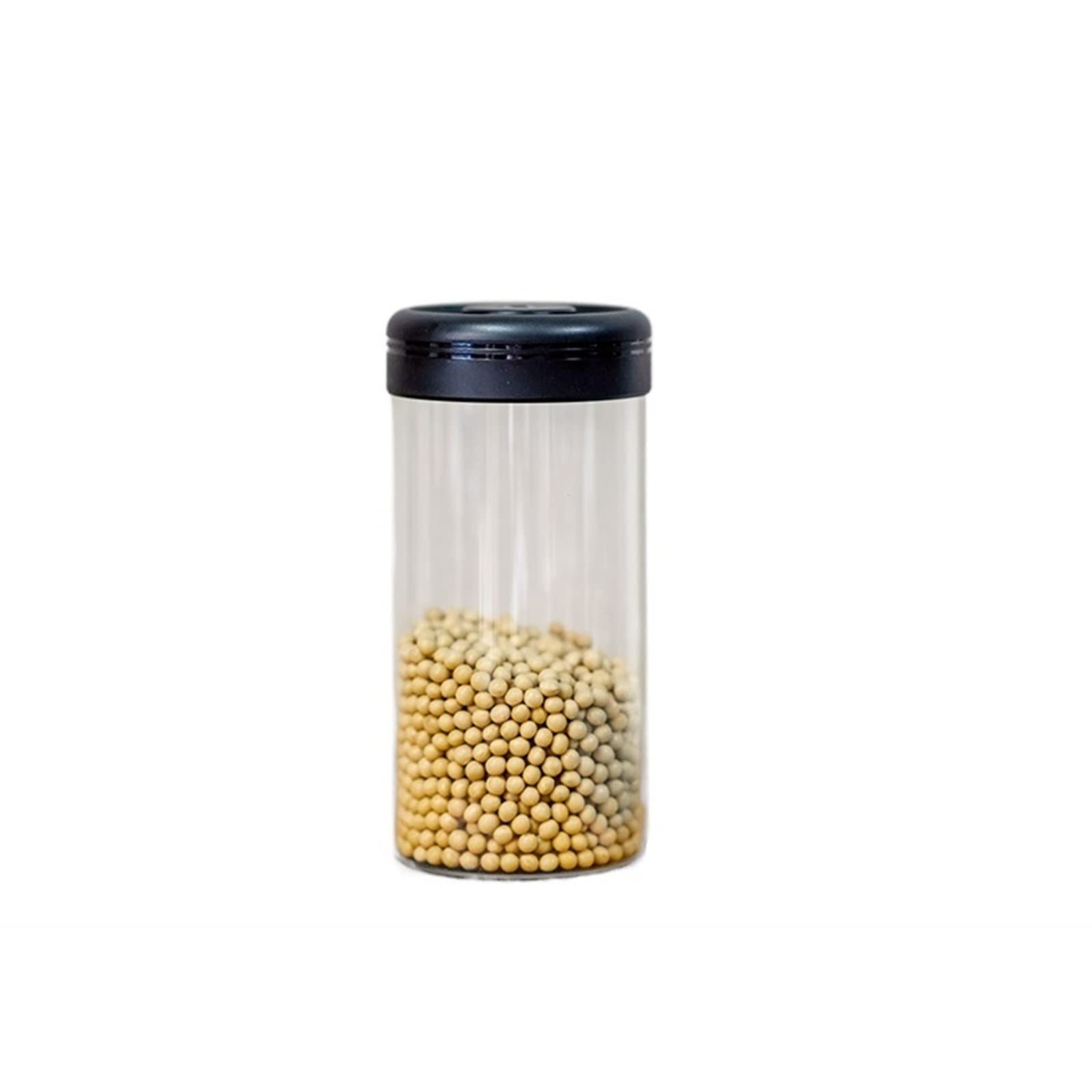 JINGYAN Storage Jars Glass Container Vacuum Sealed Jar Snacks Tea Coffee Beans Storage Kitchen Jars And Lids