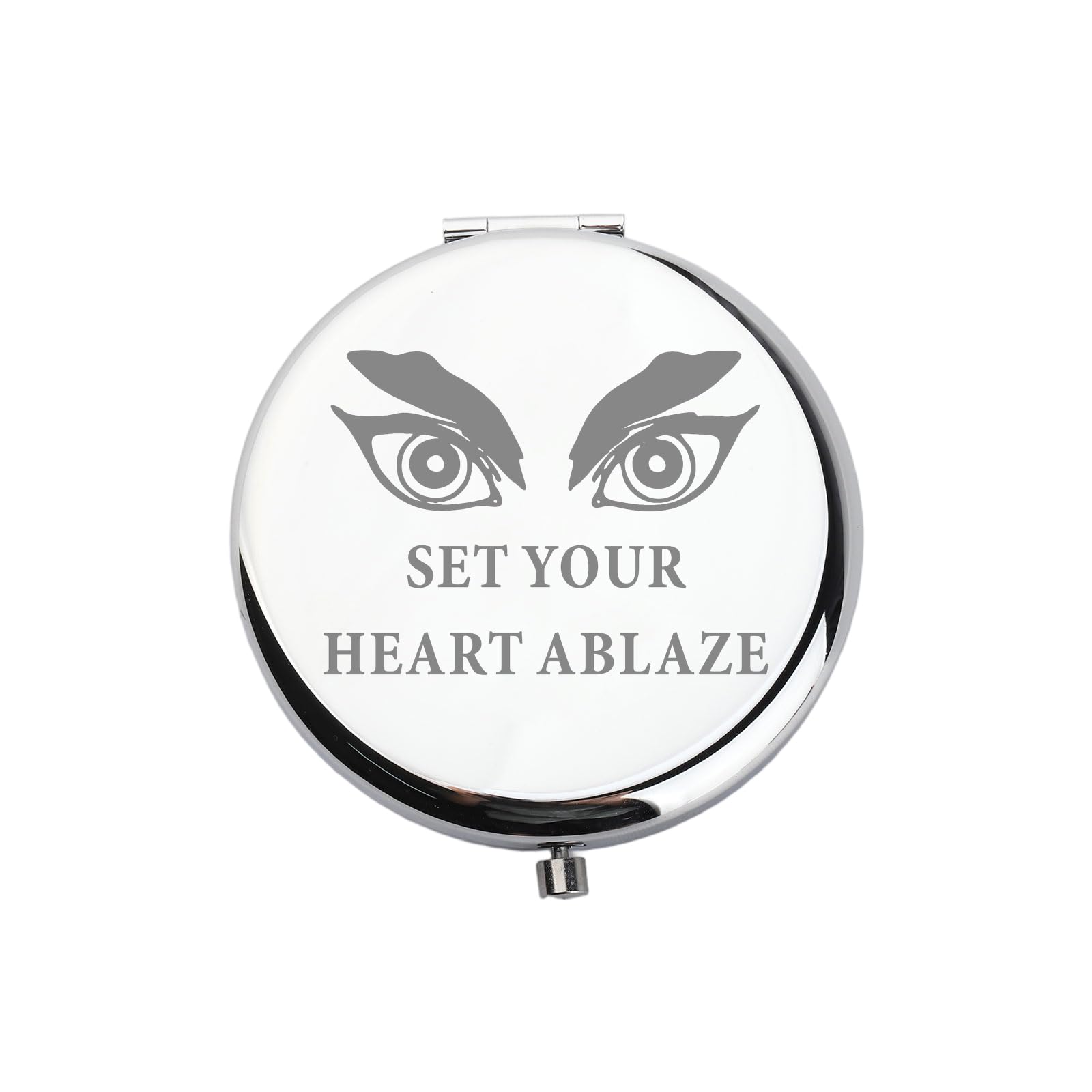WUSUANED Anime Manga Mirror Inspirational Gift Set Your Heart Ablaze Anime Inspired Gifts Rengoku Slayer Makeup Mirror (Set Your Heart Ablaze Mirror Steel)-picture-55