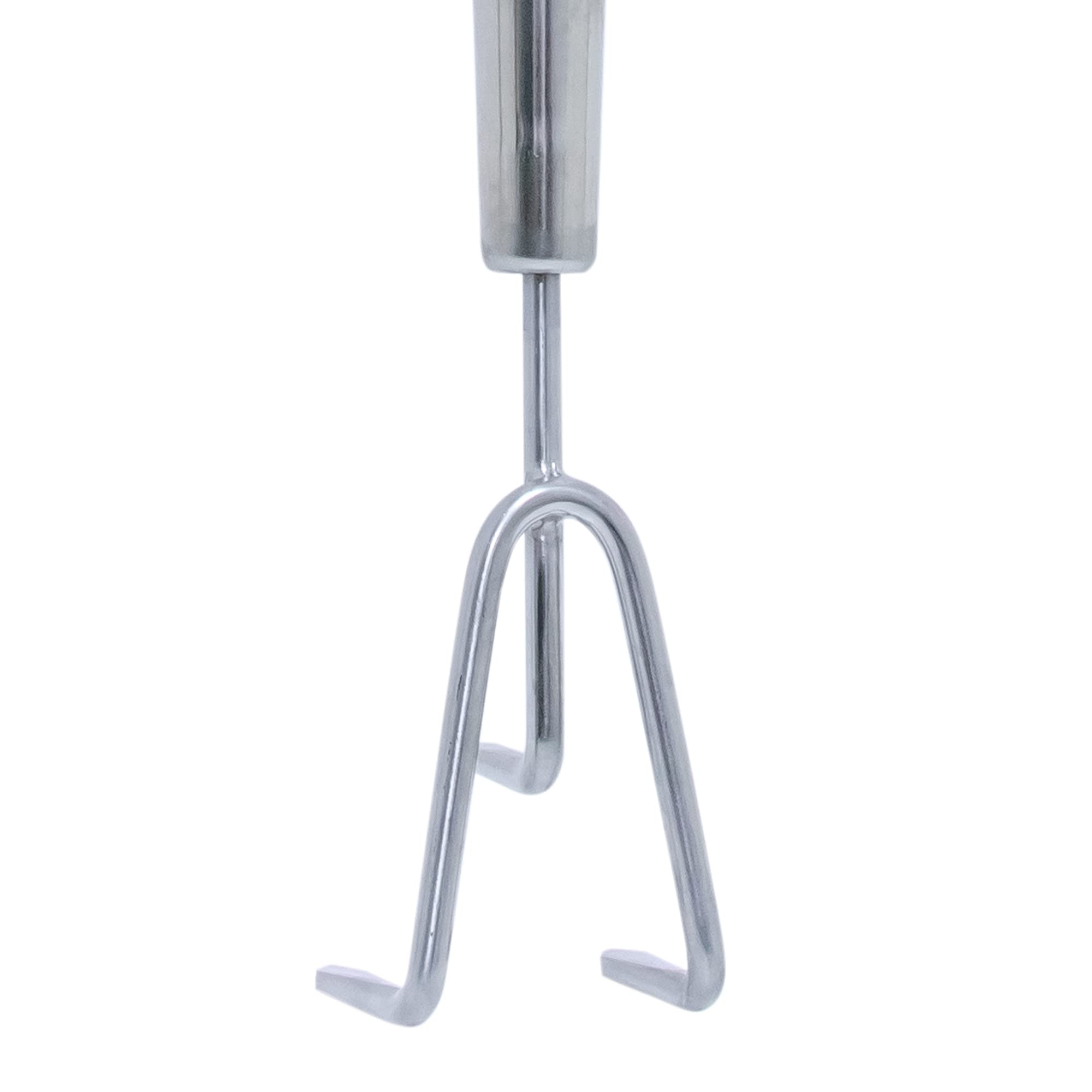 Kent & Stowe Main à 3 Dents - Grattoir de Jardin en Acier Inoxydable pour briser Les sols - Sabot de Jardin avec Manche en frêne - Longueur : 54 cm