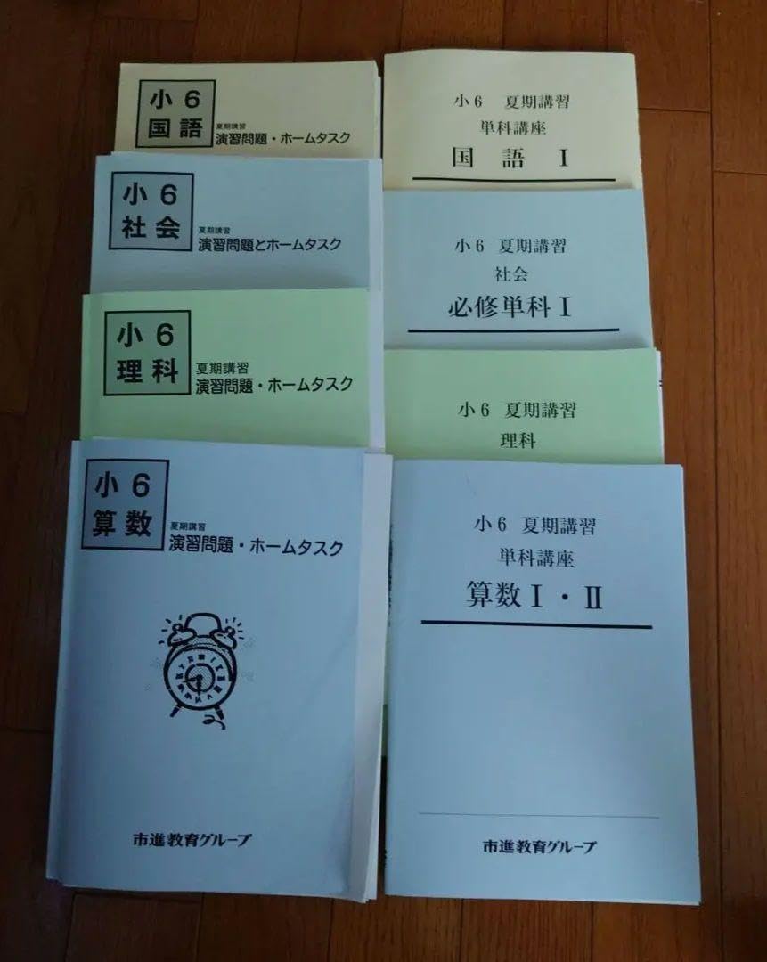 Amazon.co.jp: 2023年度 市進学院小6夏期講習教材 : 文房具・オフィス用品
