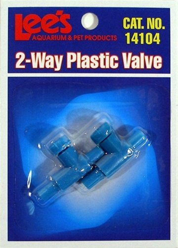 Lees Plastic Valve 2pk 2 Way