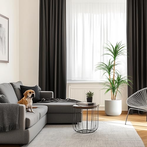 4 Ft Artificial Dracaena Tree, Realistic Fake Dracaena Plant, Tall Dracaena Houseplant for Indoor Décor, Adjustable Lifelike Faux Tree, Ideal for Photo Backdrops, Nursery, Living Room, Office