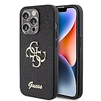 Coque pour iPhone 16 - Guess Glitter Fixed Big 4G (GUHCP16SHG4SGU) - Purple - Téléphonie