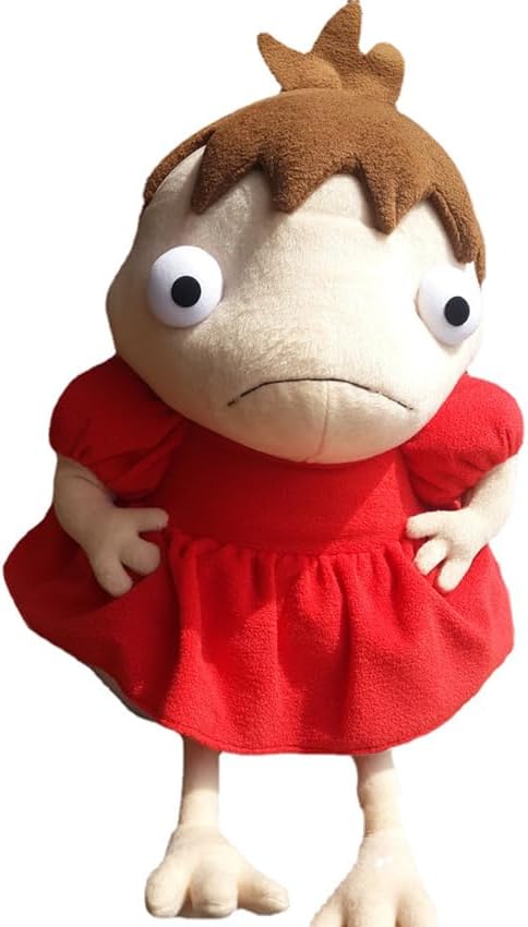 Large Ponyo Stuffed Plush Toy Ponyo on The Cliff by The Sea 50cm