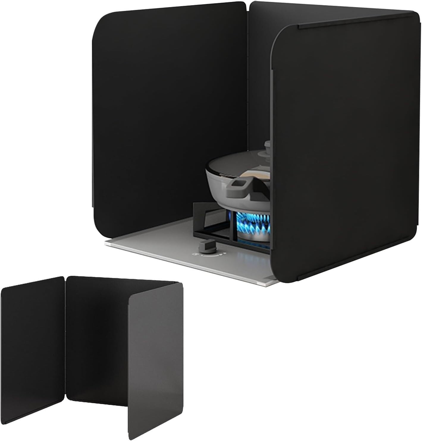 Cooking Splatter Guard, Oil-Proof Baffle Shield, Heat Insulation Sheet for Kitchen with Anti-Splash Protection for Frying and Cooking