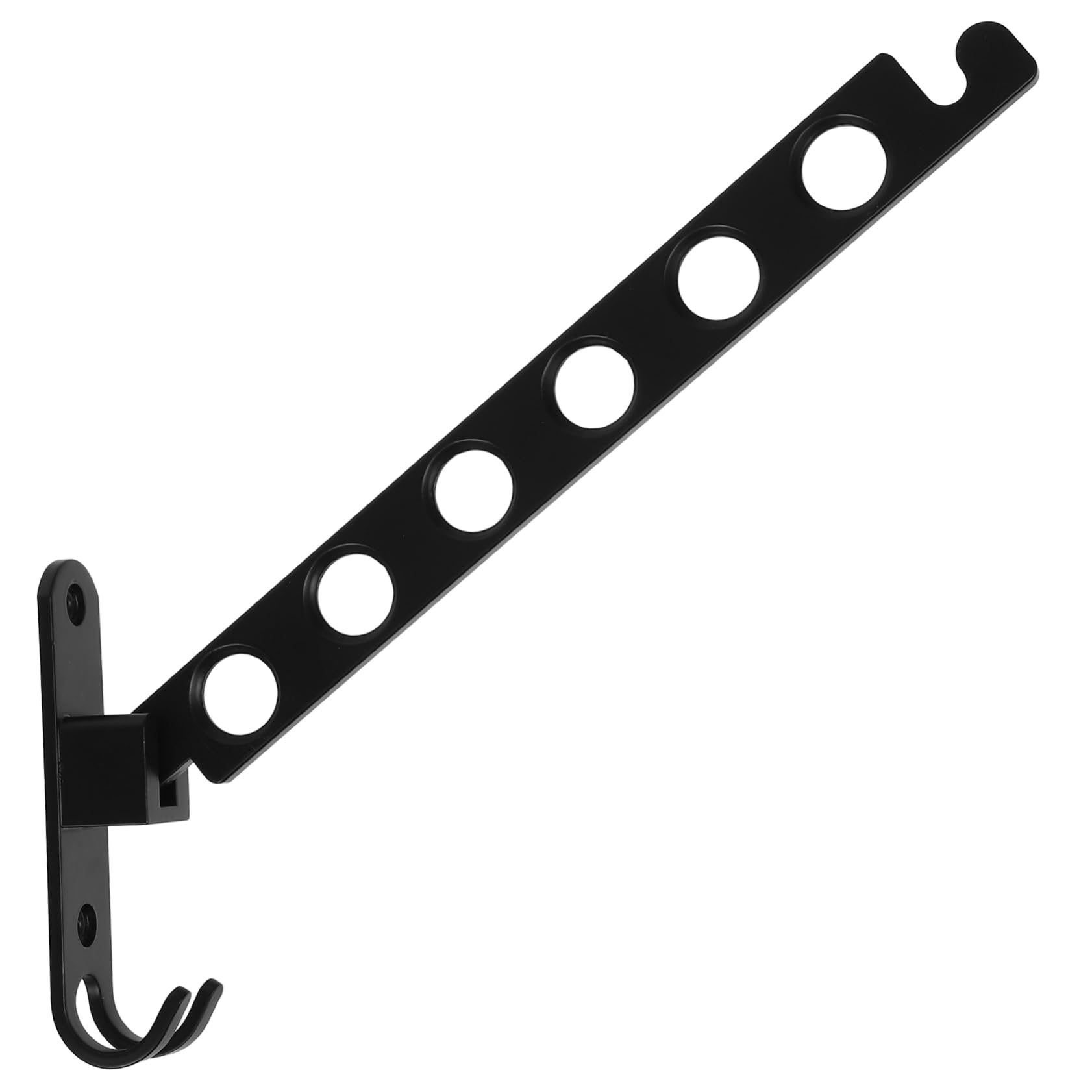 Ciieeo Balcony Wall Clothes Drying Rack Folding Hanger for Indoor Outdoor Use Stable Clothes Holder for Apartments Spaces Strong Load Bearing Capacity