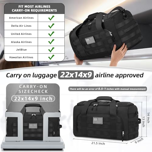 ZOMFELT Tactical Gym Duffle Bag