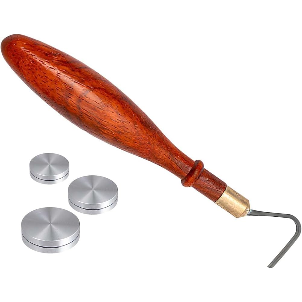 Rersduyt Pottery Trimming Tool Kit, L-Shape Pottery Tools Trimming Spinner Tool For Potters Clay Artist