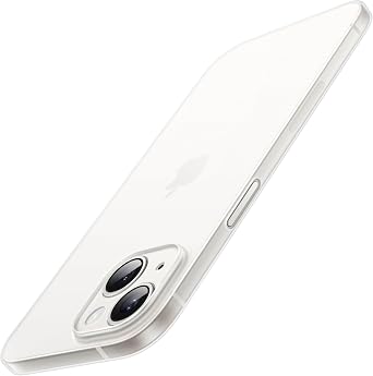 JETech Ultra Slim Case for iPhone 14, Frosted Clear