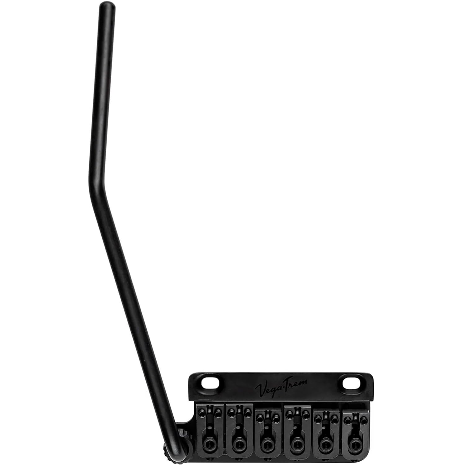 Vega Trem VT1 Special Linkshänder Gitarre 2-Punkt Tremolo Bridge für Strat | Drop-in 2-Punkt-No-Mod-Ersatz, 2-Wege-Vibrato, stabile Stimmung, Messingblock, schwarzes Finish