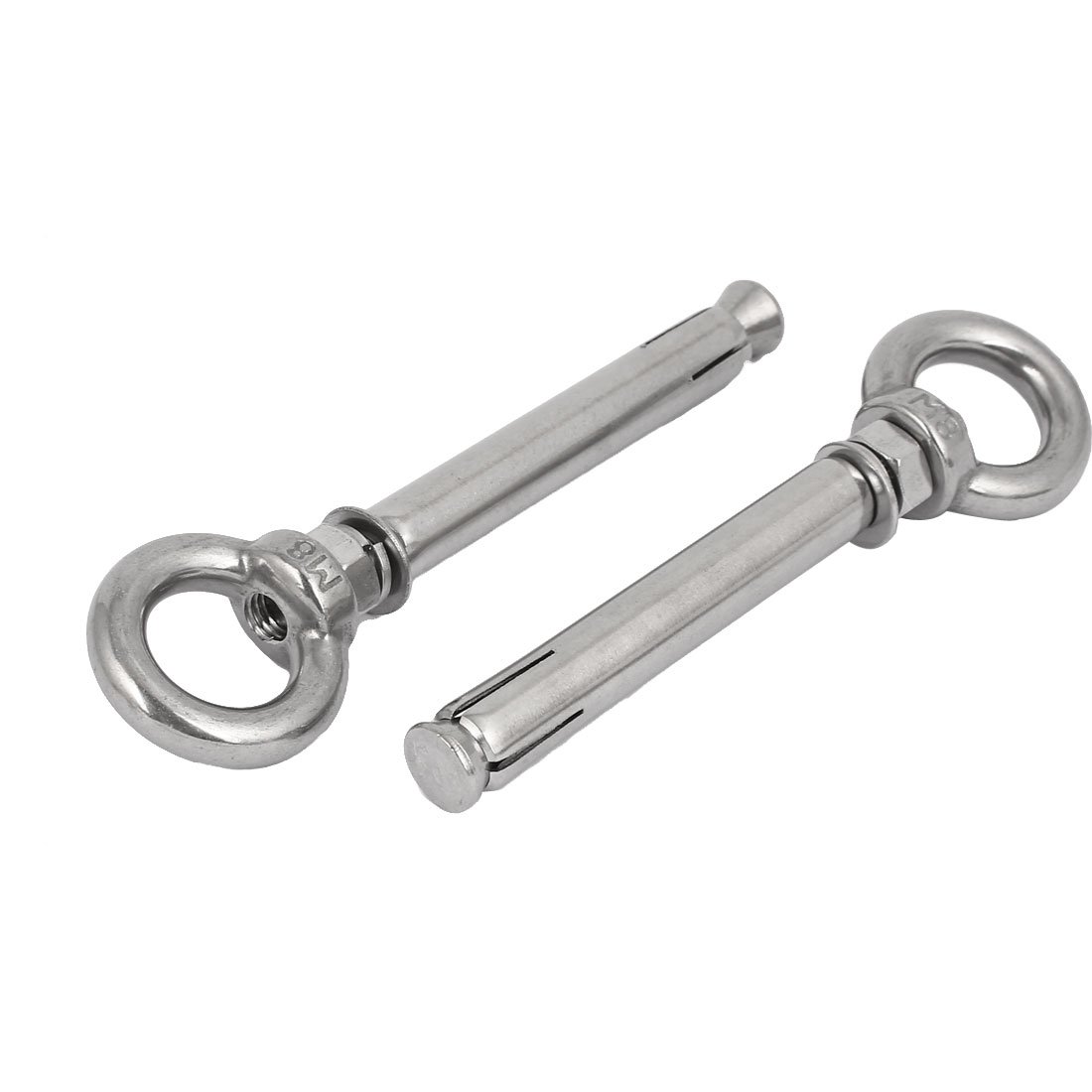 Aexit M8x100mm Expansion Screws Closed Hook Anchor Bolts 10pcs for Wall Concrete Brick (36ed8952ac307173baf5bdc808755940)