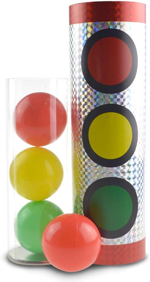 DoowopsMiracle Balls, Magic Ball Traffic Light Color Magic Tricks Close up Stage Classic Illusion Gimmick Prop Funny Mentalism