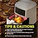 Air Fryer Silicone Liners Square 2 Pack 7.1 Inch Airfryer Liners 4-7 QT Reusable Air Fryer Liners Silicone Pot Oven Liner Baking Tray, Air Fryer Basket Silicone Mat Bowl Air Fryer Accessories Kitchen