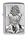 Price comparison product image Zippo Windproof Lighter - Bondage Girl - Brushed Chrome - Emblem - Refillable for Lifetime Use - Adjustable Flame - Gift Box - Metal Construction - Made in USA