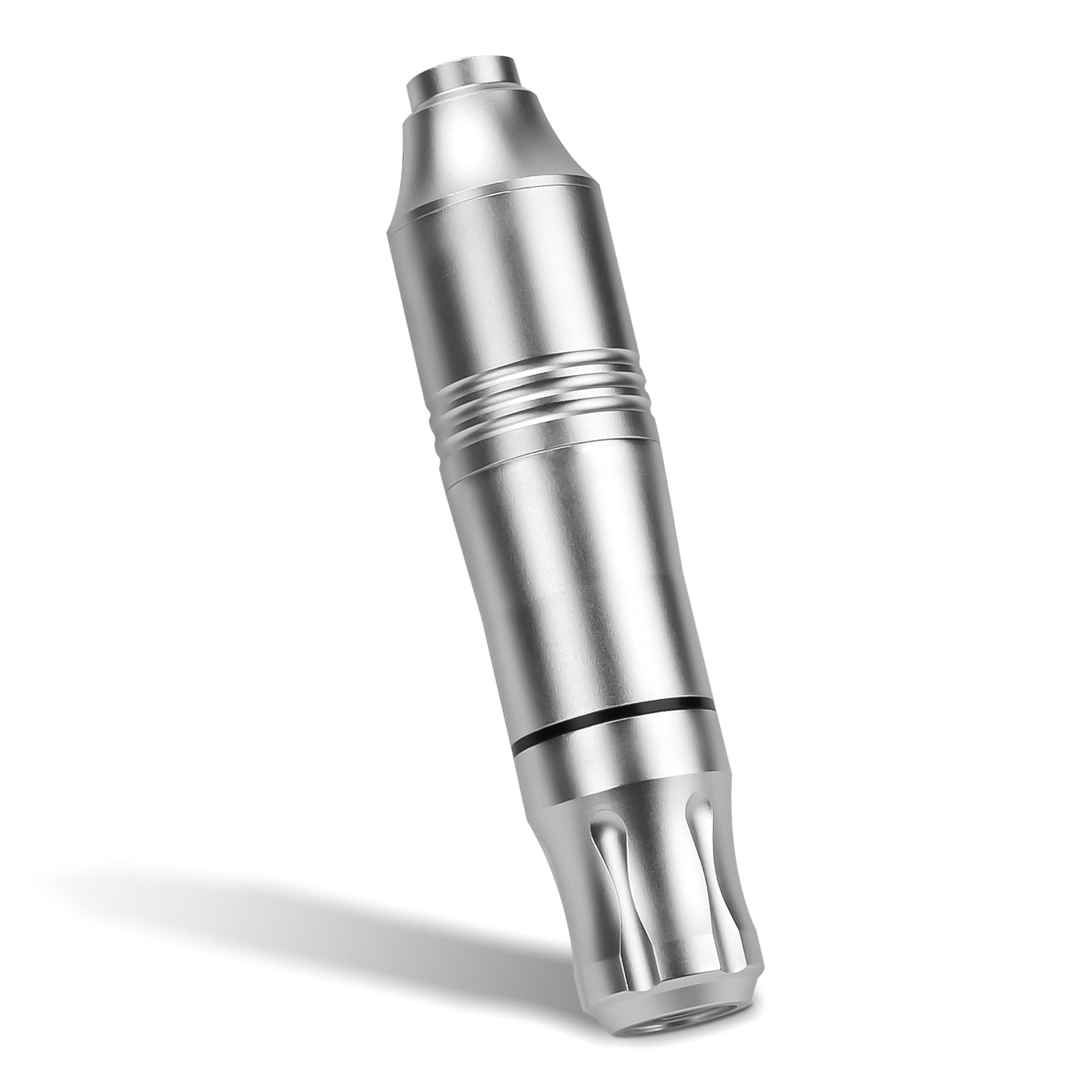 Rotary Tattoo Machine, ATOMUS Tattoo Pen Style Cartridge Machine Gun Liner Shader with DC Cord 9000r/m Motor Zinc Alloy Tattoo Machine Kit for Body Art Tattoo (Silver)