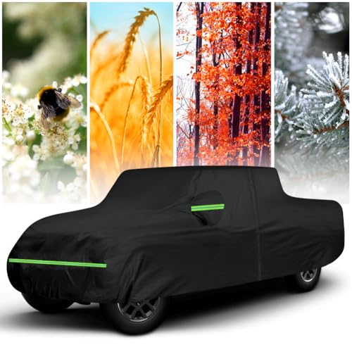 Image of Car Cover Compatible with Gladiator 210T 6 Layers Waterproof Cover Custom All Weather Full Protection Truck Cover for Automobiles