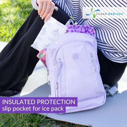 Sugar Medical Insulated Diabetes Sling Backpack | Diabetic Care Products | Diabetic Supplies Travel | Diabetes Organizer (Taylor)3