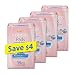HASOCARE Incontinence Pads (Extra Wide, Ultra Thin) For Women, Maximum Absorbency , Long Length, 156 Count, (4packs x 39)