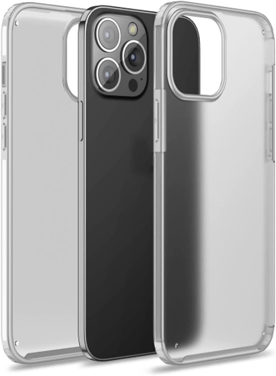 Coque mate pour iPhone 13 Pro rigide transparente anti-rayures