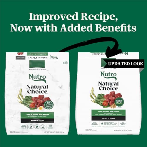 Nutro Natural Choice Adult Dry Dog Food, Lamb & Brown Rice Recipe, 30 lb. Bag - Image 3