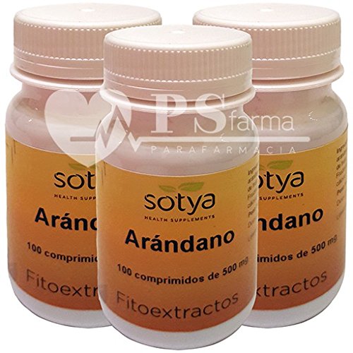 Arándano 500 Mg. 3 X 100 Comp. Sotya