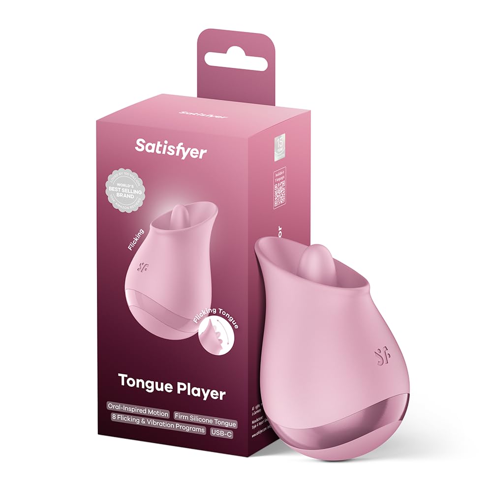 Satisfyer Tongue Player Vibromasseur | Sex toys | Étanche (IPX7)