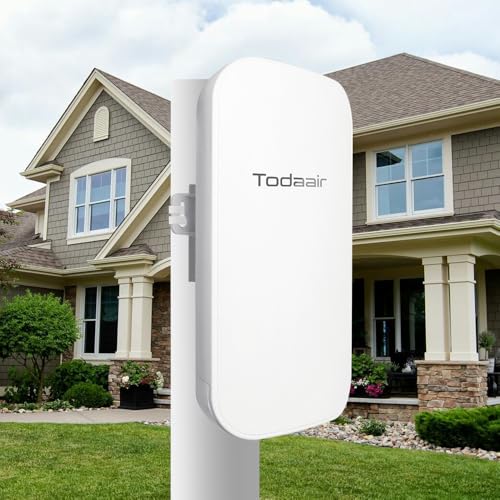 Outdoor WiFi Extender，WiFi Booster | AI Watchdog | Repeater&AP Mode｜IP65 Weatherproof | Up to 1200Mbps Dual Band WiFi Repeater | Covers Up to Least 3440 Sq. ft and 30 Devices