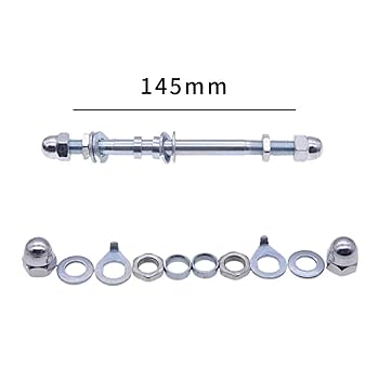 Amazon.co.jp: 自転車ホイールハブ車軸ネジ 110/145