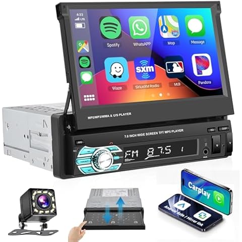 Autoradio Podofo 1 Din Carplay Android Auto Cover