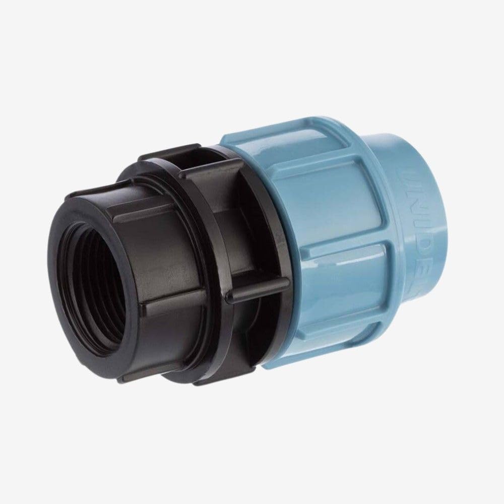 SET - Magnetventil 100 HV 1" AG/AG mit 2x PP-Kupplung 32mm x 1" IG