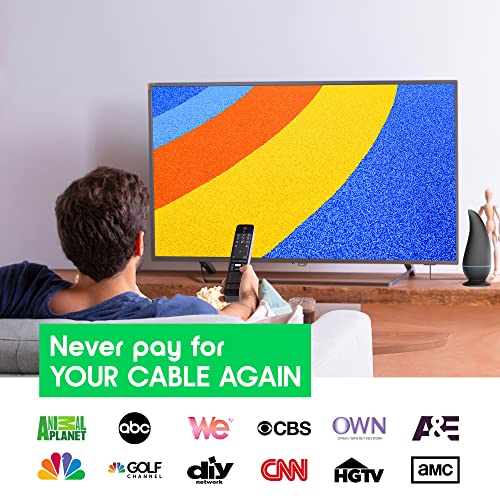 [2023 Release] Antier 400+ Miles Range Indoor Tv Antenna – Hdtv Antennas Are 8K 4K Full Hd Compatible, With Best Powerful Amplifier And Signal Booster, 16Ft Coaxial Cable For Smart & Older Tvs #TOP6