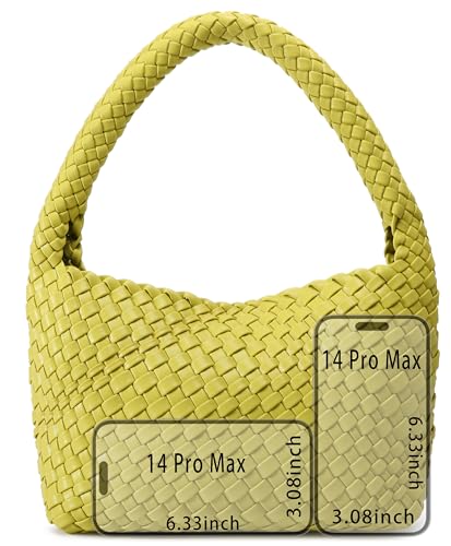 Image of Shoulder Hobo Bags for Women,Summer Beach and Travel Mini Cute Tote Bag,Soft Vegan Leather Underarm Purse for Daily | Soft Underarm Bags