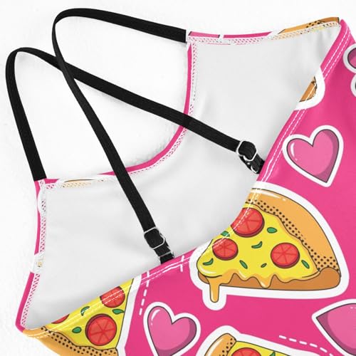 Image of Girls one Piece Swimsuit Summer UPF 50+ Quick Dry Beach Bathing Suit with Straps Swimwear 3-10 Years