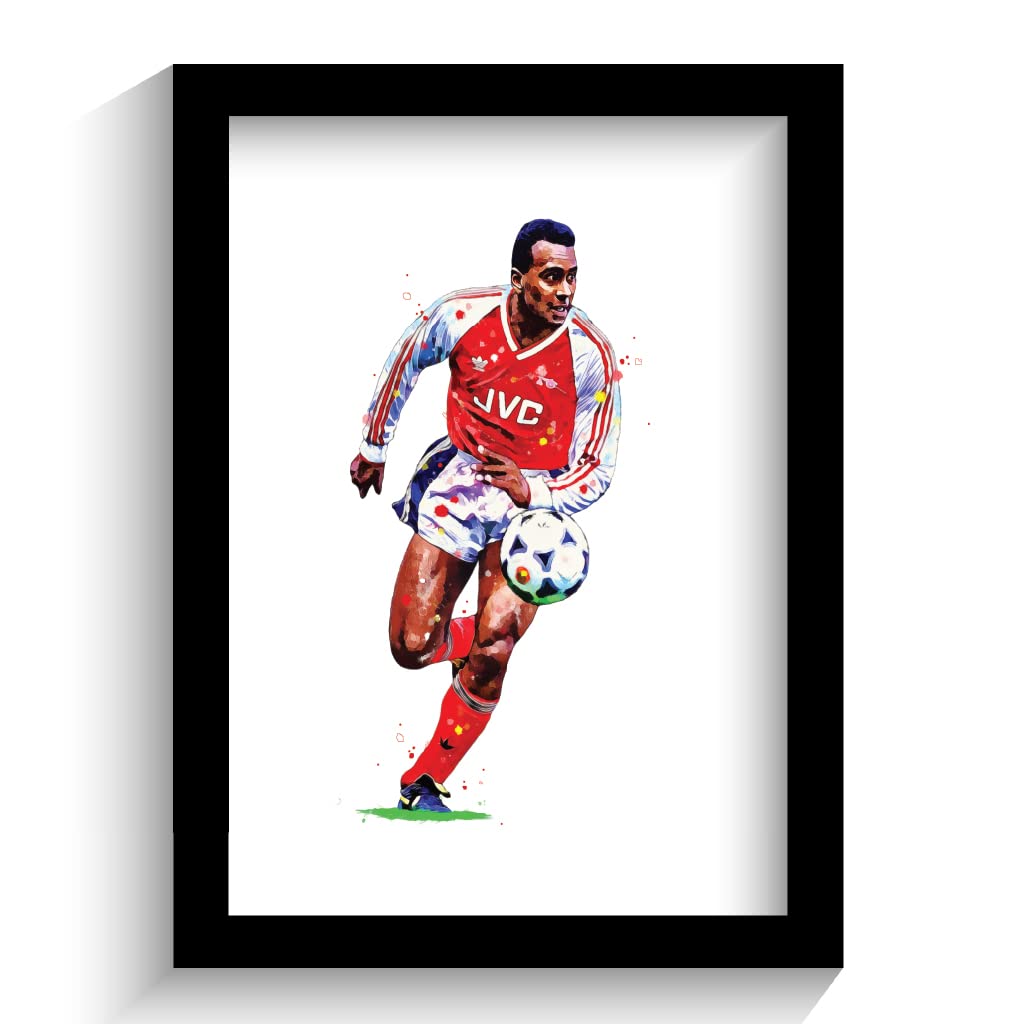 ARSENAL - DAVID ROCASTLE FRAMED ILLUSTRATION PRINT POSTER