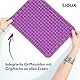 SIOUX Backmatte für Hundekekse MEDIUM Knochenform (2,6cm) Silikon Backmatte, Backform für DIY Hundekekse und Leckerlis, Knochenbackform, Antihaftend und Lebensmittelecht (BPA-Frei) (Blau)