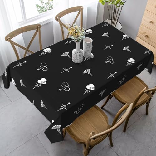 Nappe infirmière cœur d'amour couverture de table imperméable réutilisable