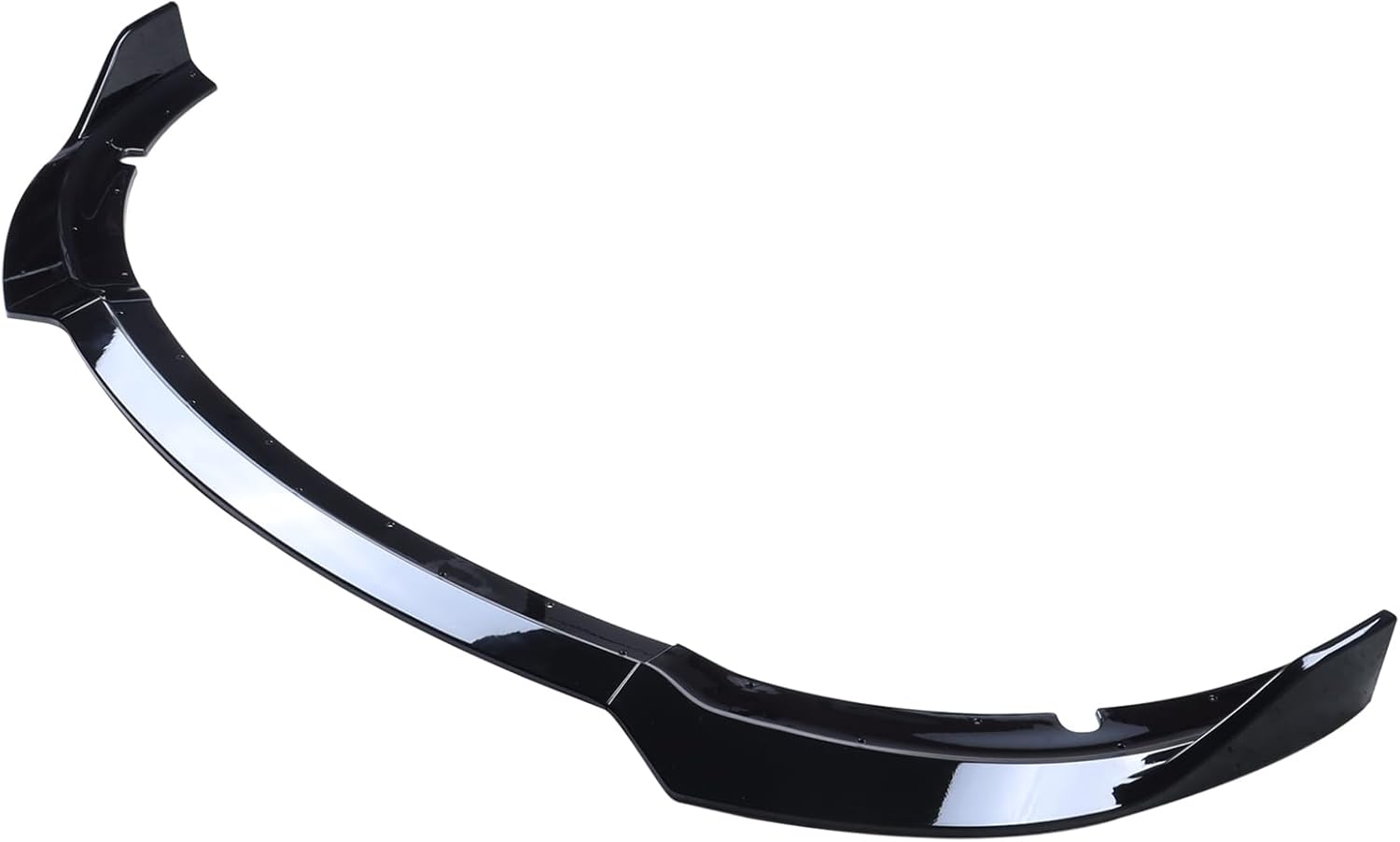 MUCO 3pcs Front Bumper Lip Spoiler Kit Compatible with Dodge Charger 2015 16 17 18 19 20 21 22 23 24 SRT Gloss Black Valance Fascia Cover Guard Protection Conversion