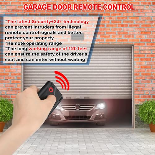 Image of Kingdder 3 Pcs Garage Door Remote Compatible with Guardian 2211 L, Black