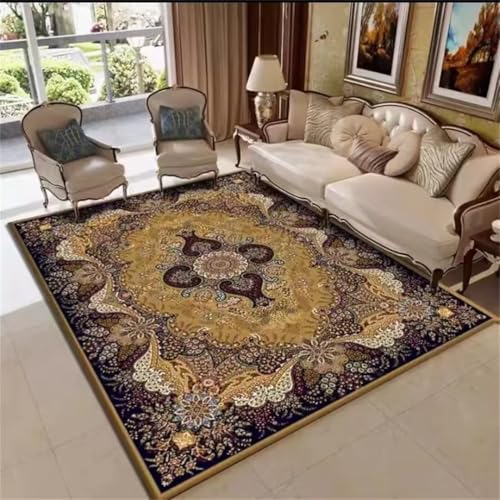 Tapis extérieur 60x90cm hypoallergénique et isolant phonique jaune - 2